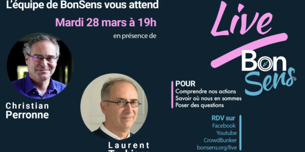 Live BonSens Mars Perronne Toubiana
