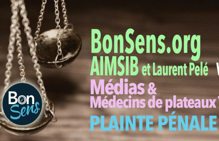 Plainte contre les médias et les médecins de plateaux