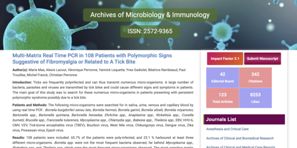 Multi-Matrix Real Time PCR in 108 Patients with Polymorphic Signs Suggestive of Fibromyalgia or Related to A Tick Bite
