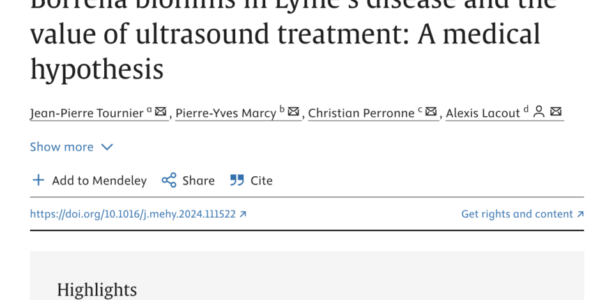 L&rsquo;importance des biofilms combinés de Candida et Borrelia dans la maladie de Lyme et l&rsquo;intérêt du traitement par ultrasons – étude soutenue par BonSens.org