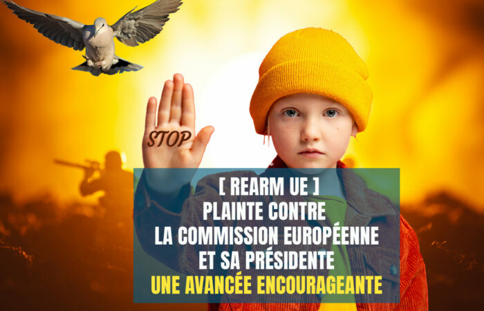 [ REARM UE ] Plainte de BonSens.org à la Médiatrice
