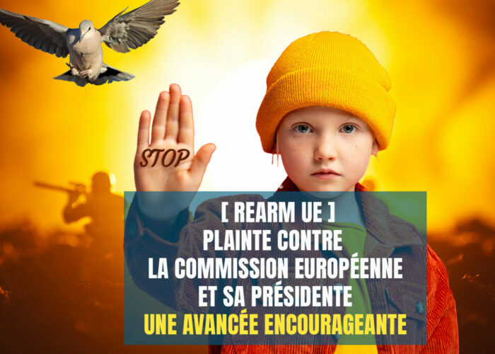 [ REARM UE ] Plainte de BonSens.org à la Médiatrice