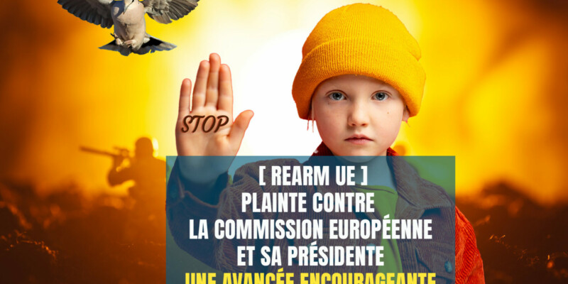 [ REARM UE ] Plainte de BonSens.org à la Médiatrice