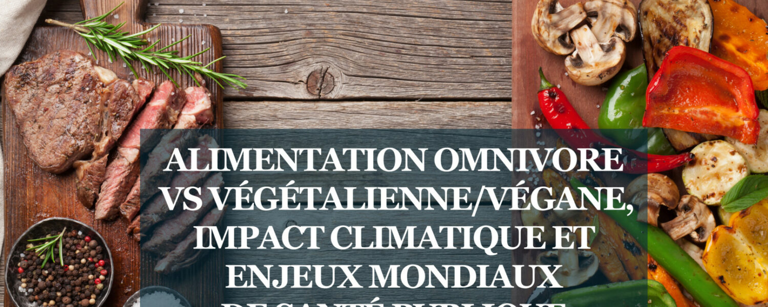 Rapport : Alimentation omnivore vs végétalienne/végane, impact climatique et enjeux mondiaux de Santé Publique