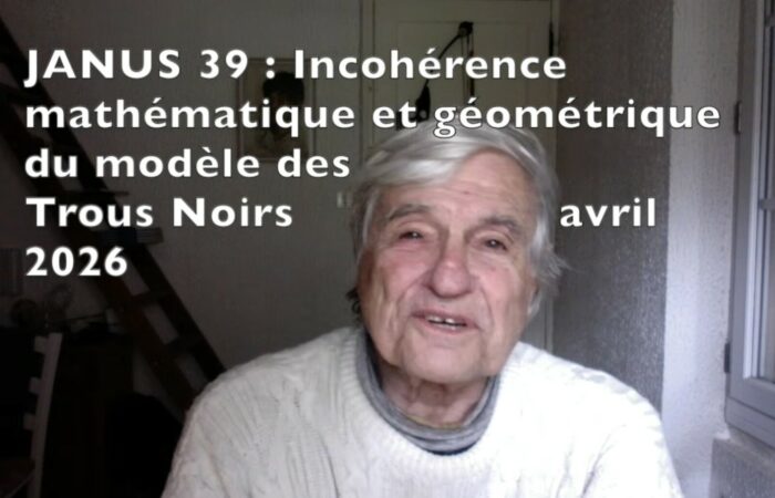 Le modèle du trou noir est une chimère mathématique et géométrique d&rsquo;après JP Petit et G. D&rsquo;agostini