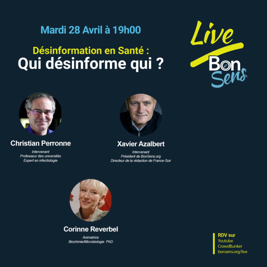 LIVE : Désinformation en santé : qui désinforme qui ?