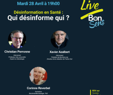 LIVE : Désinformation en santé : qui désinforme qui ?