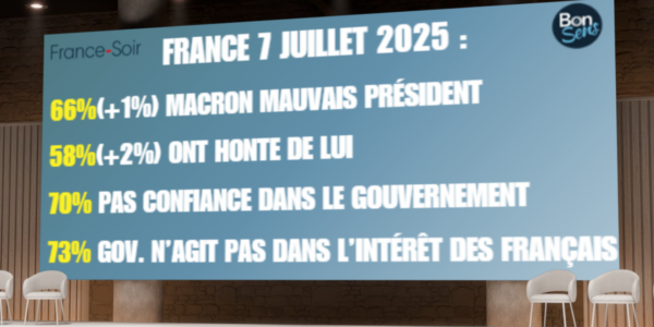 Sondage MIS Group pour France-Soir – BonSens : une France plus que jamais en proie à la défiance envers ses dirigeants et l’Union européenne