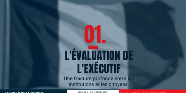 Sondage « Le Pouls de la Nation » – Evaluation de l’exécutif : une fracture historique – Juin 2026 – [1/12]