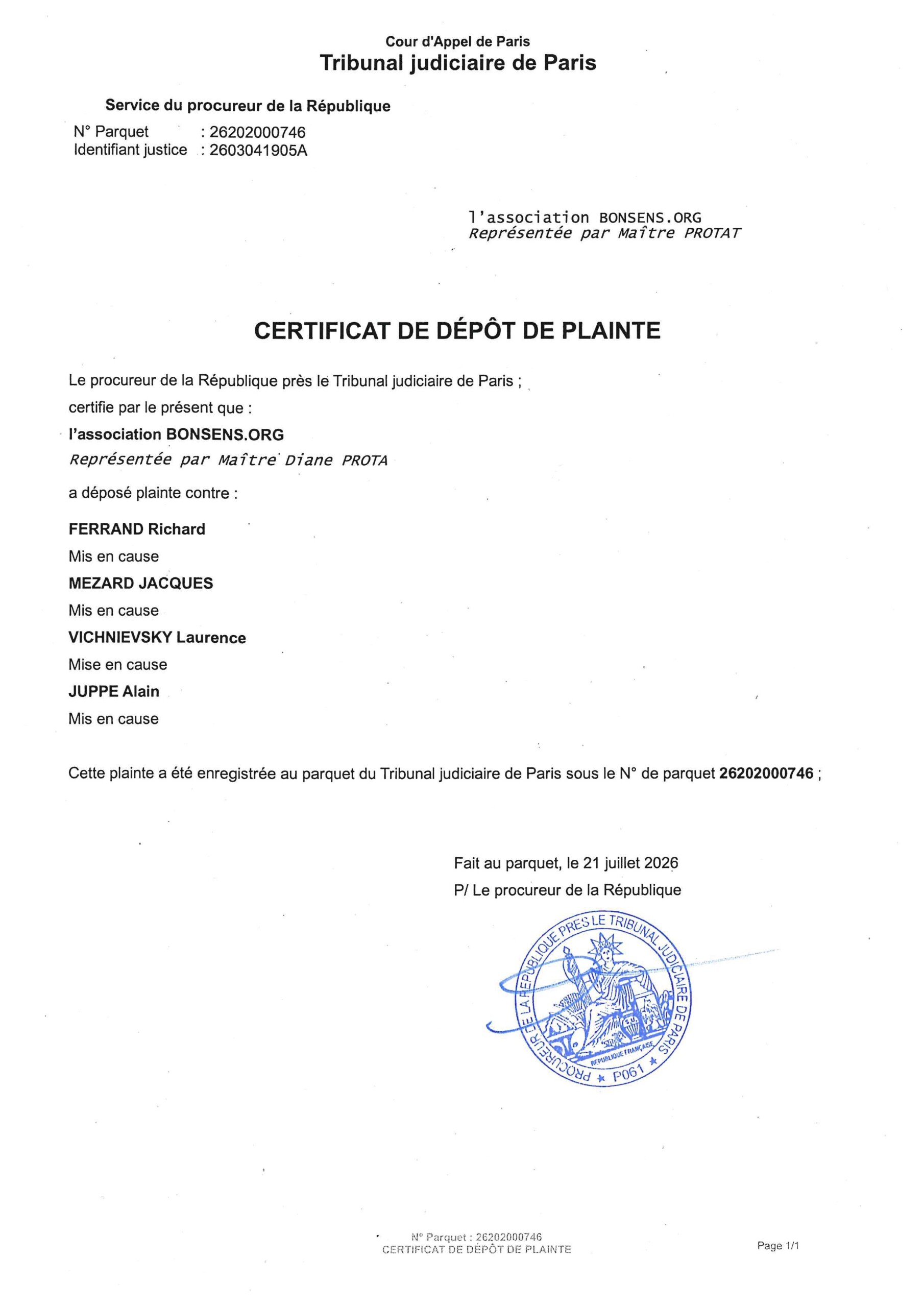 Certificat de dépôt de plainte_biffé