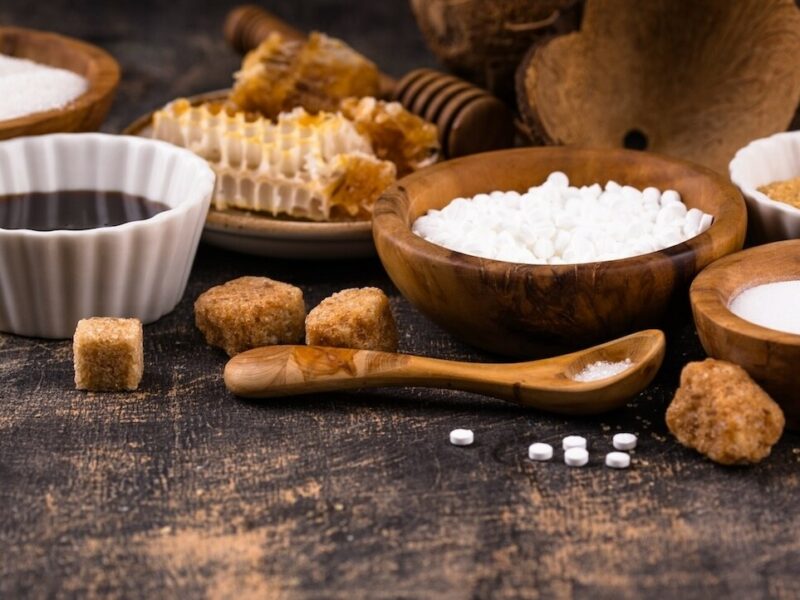 Various sugar replacement, healthy sweetener concept licence Envato pour Bonsens