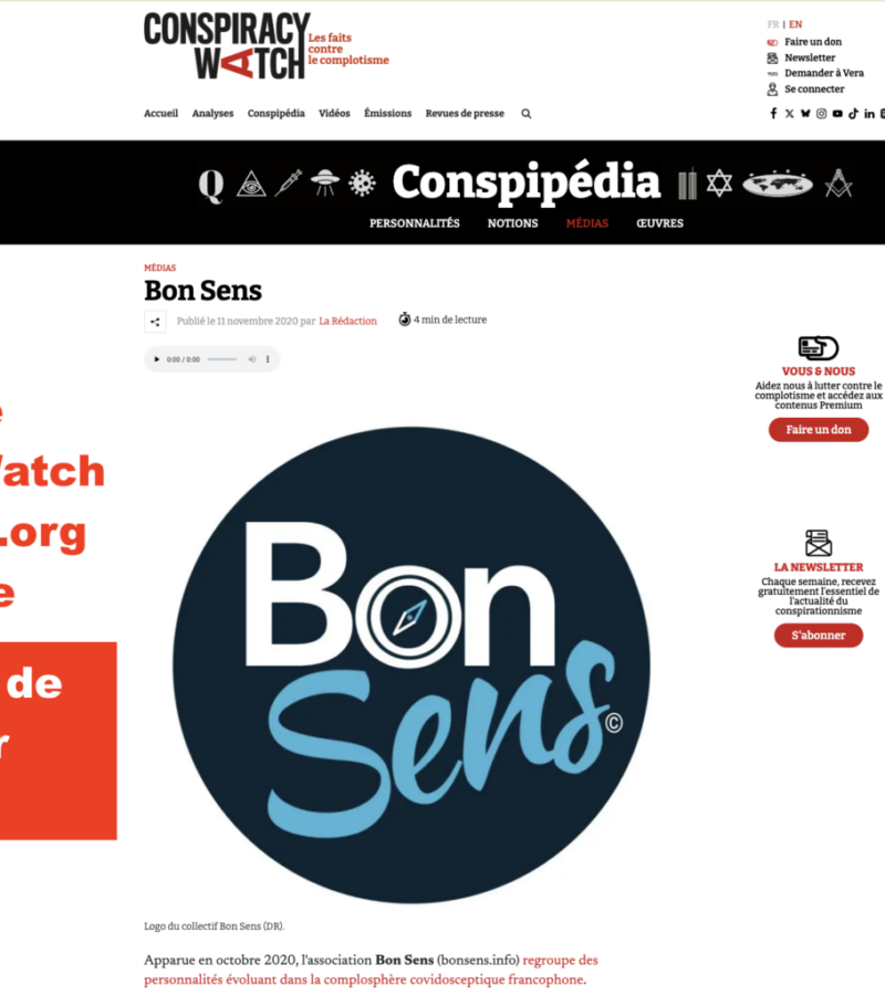 lettre-au-ministre-de-l-interieur a propos de Conspiracy watch